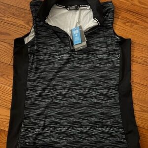 Tail Activewear Black and Gray Women's Tank Top